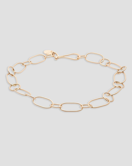melissa joy manning oval and round chain bracelet
