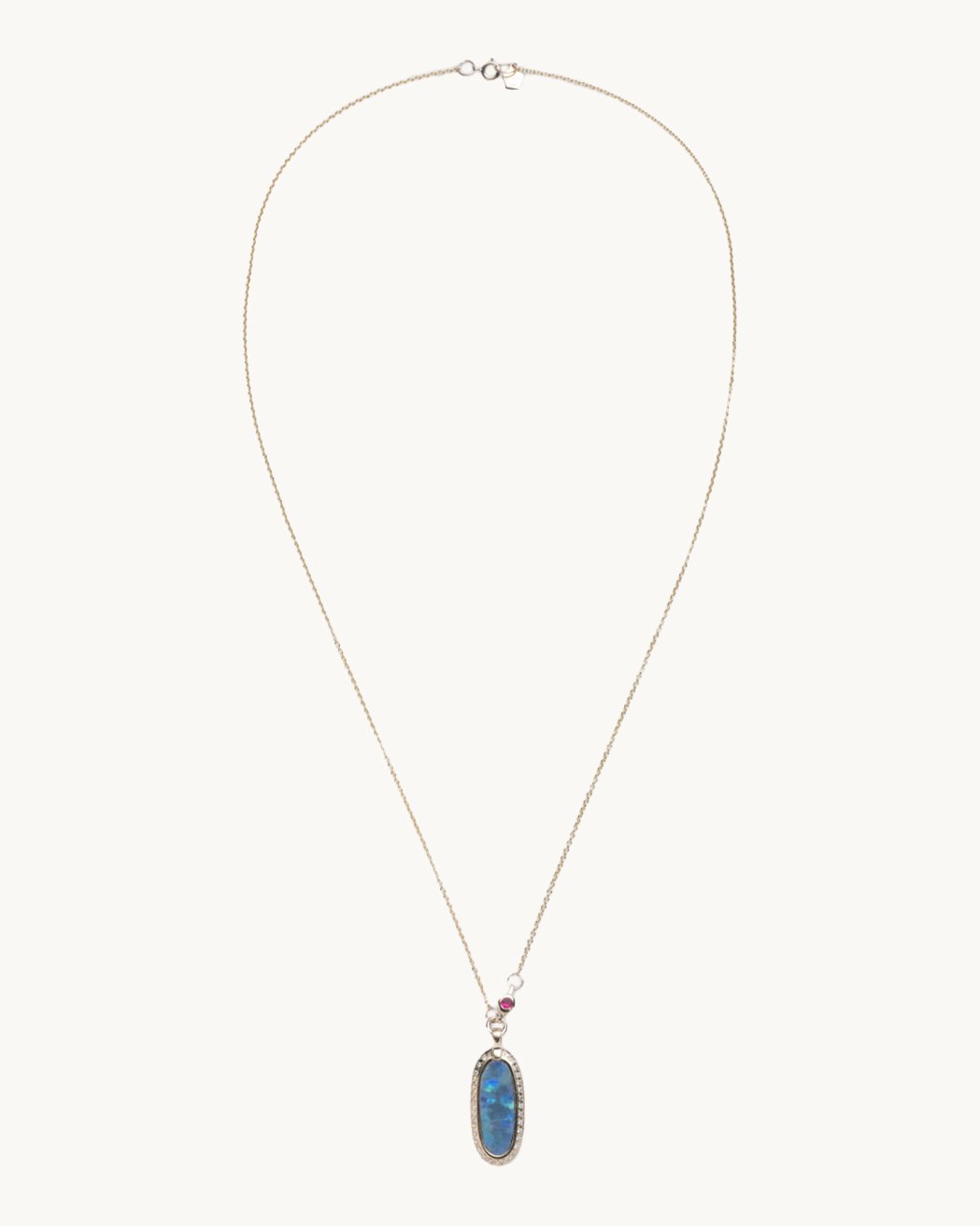 scosha simone pendant necklace opal