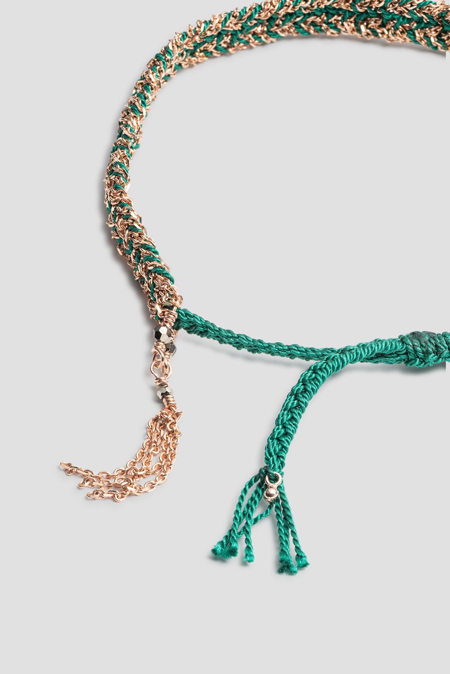 marie laure chamorel no. 183 braided bracelet