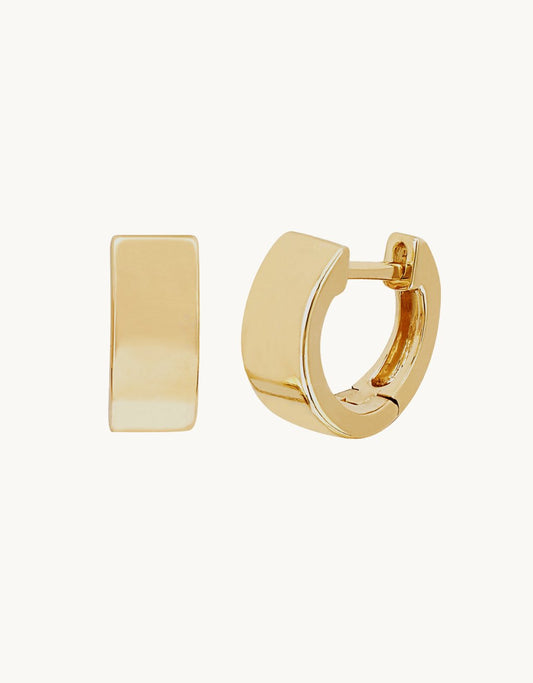 ef collection gold jumbo huggie earring