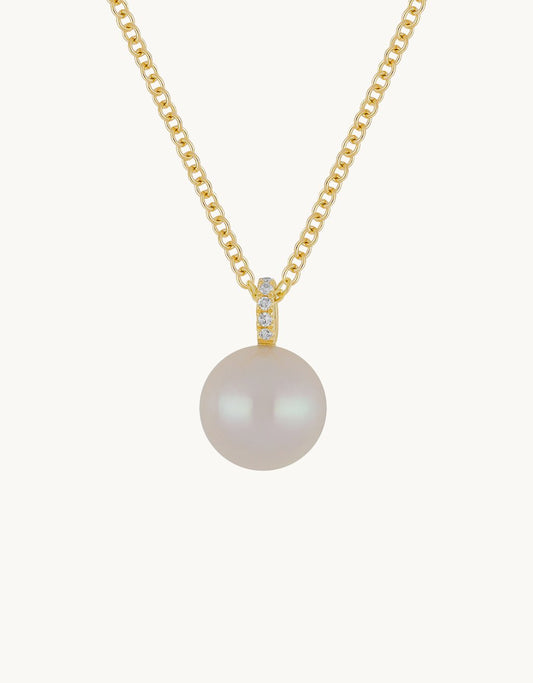 ef collection pearl ball drop necklace