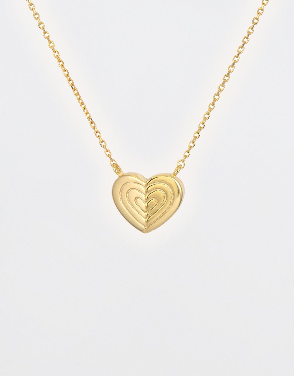 three stories Small Love Explosion Heart Necklace