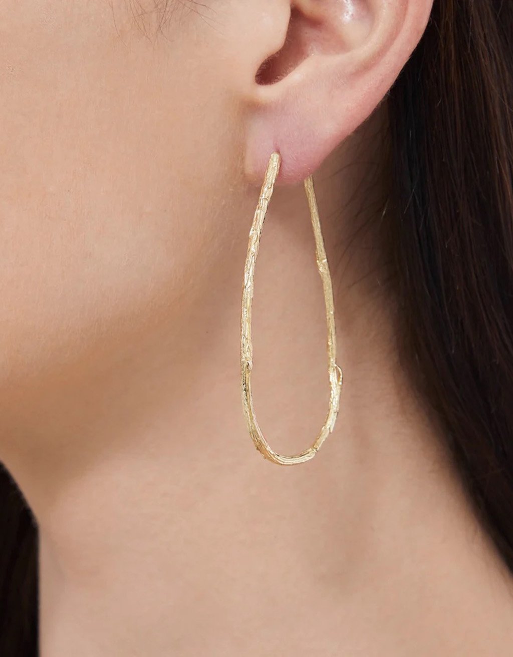 elisabeth bell willow hoop earrings