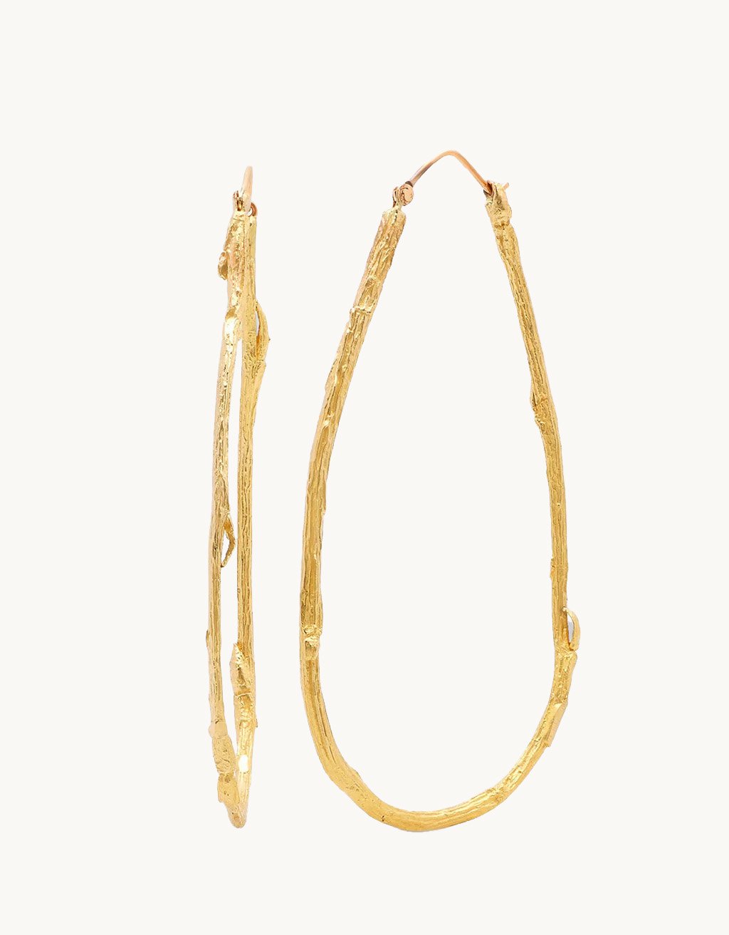 elisabeth bell willow hoop earrings