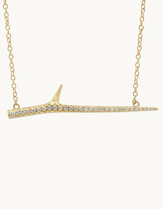 elisabeth bell thorn necklace