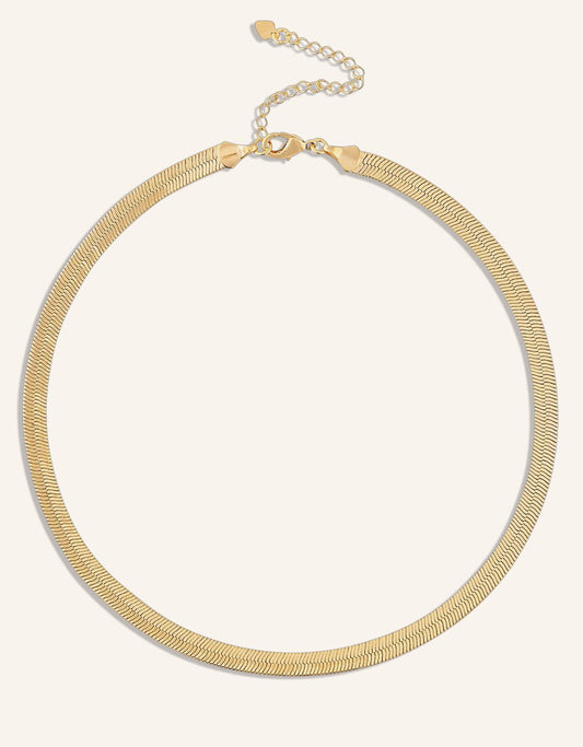 alexa leigh 3mm chunky snake necklace