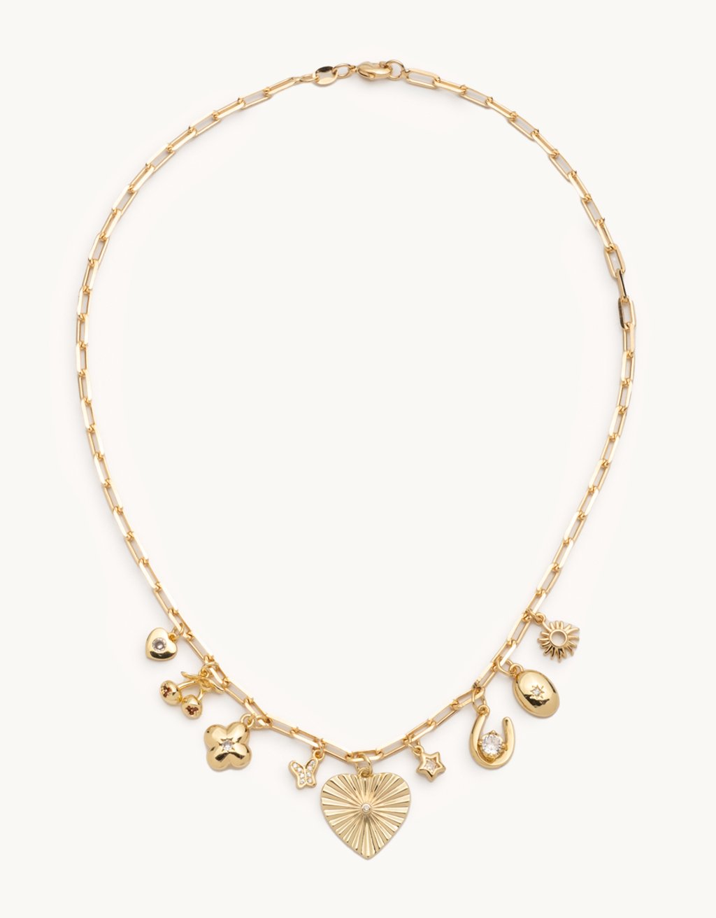 alexa leigh gold charm necklace