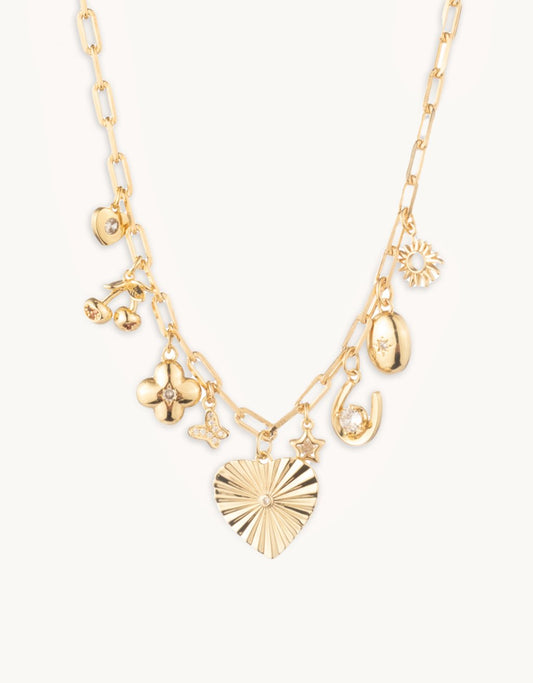 alexa leigh gold charm necklace