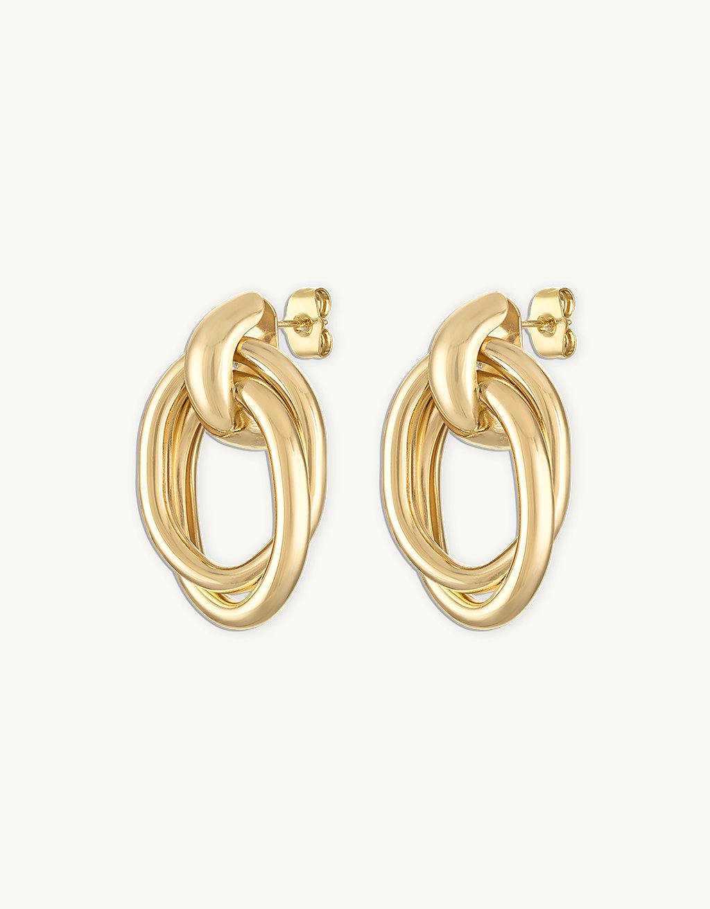 alexa leigh oval drop earrings