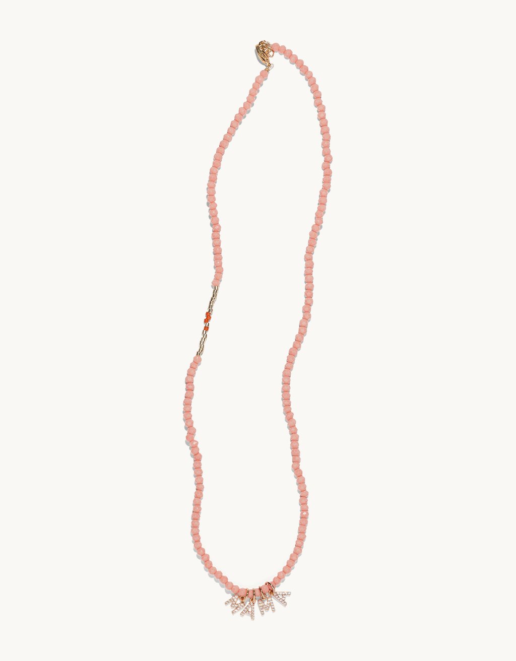 bbuble celeste word necklace