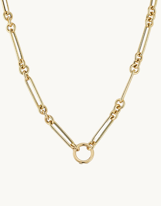 ef collection mixed chain enhanced necklace