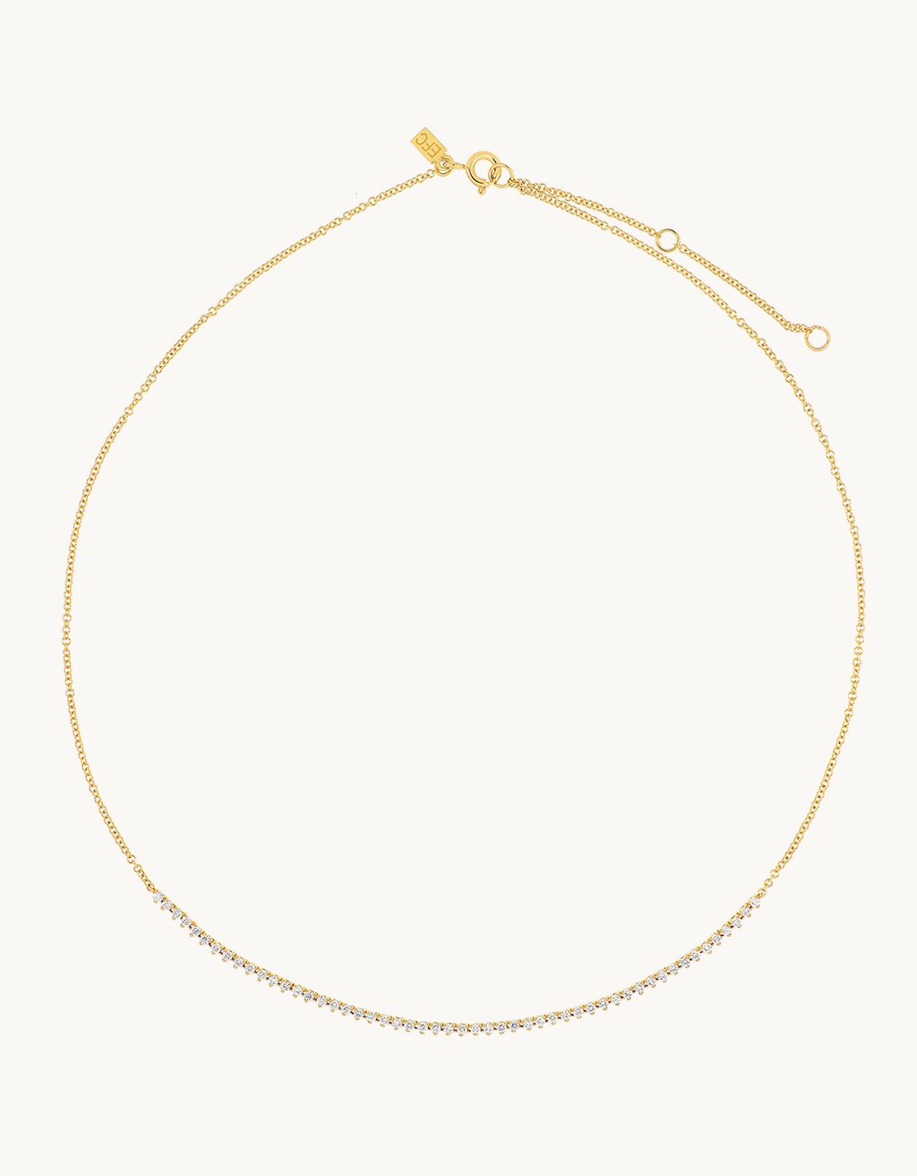 ef collection diamond segment necklace
