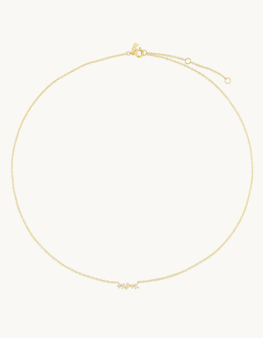 ef collection multifaceted mini bar necklace