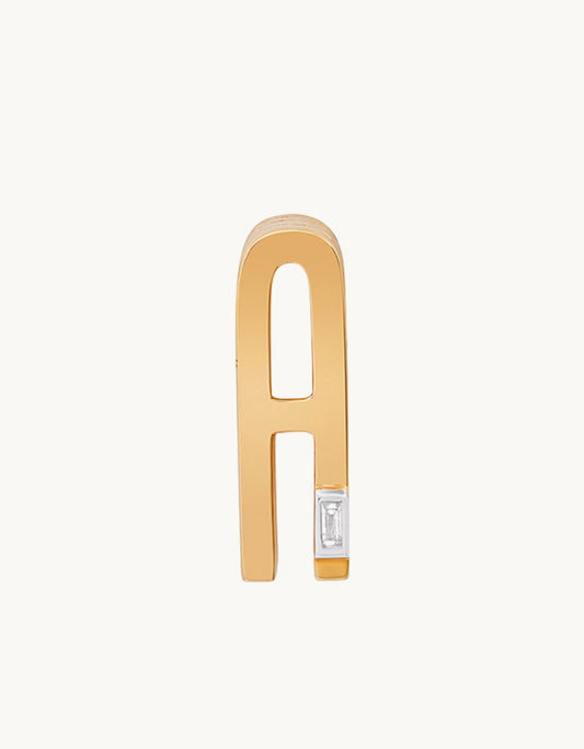 helena rose slide on ribbed chunky a initial