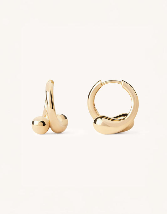 PDPAOLA loop hoop earrings
