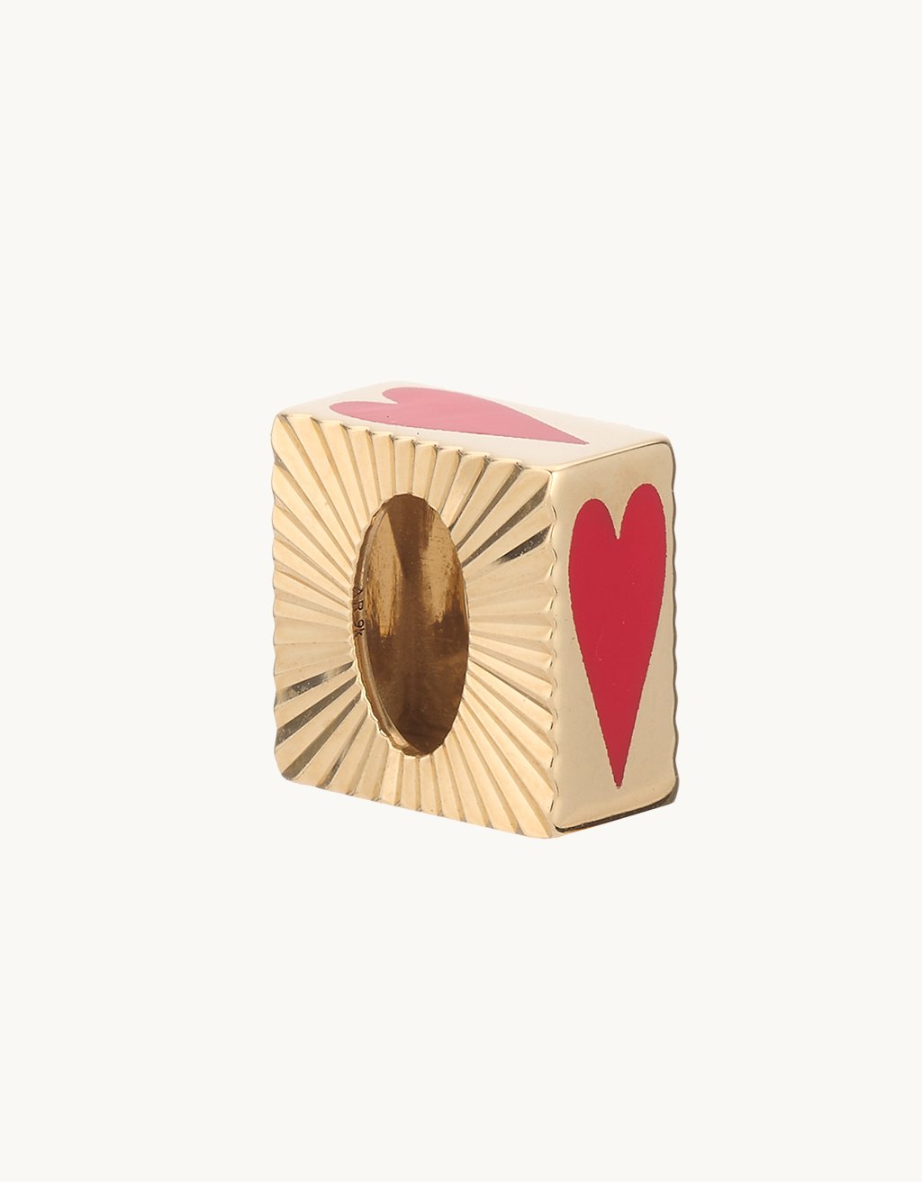 adina reyter Ceramic Fluted Heart Big Bead