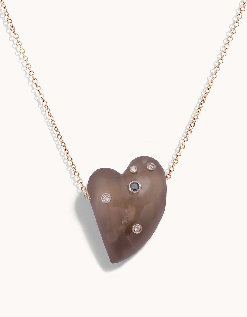 Bleecker & Prince Grayish Black Vital Heart