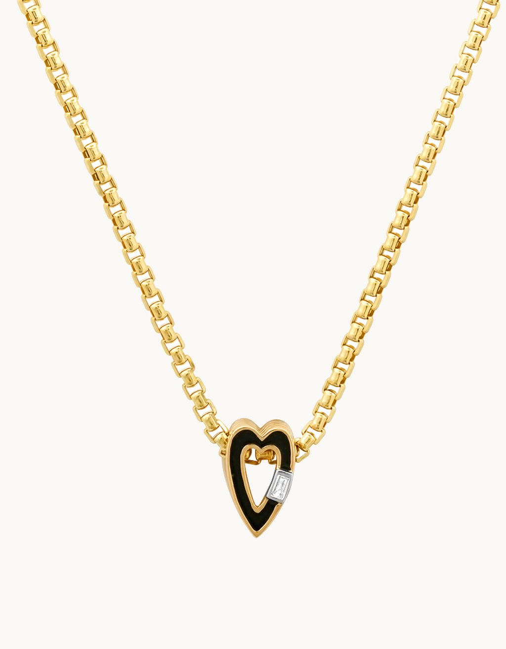 Helena Rose Slide On Mini Enamel Heart