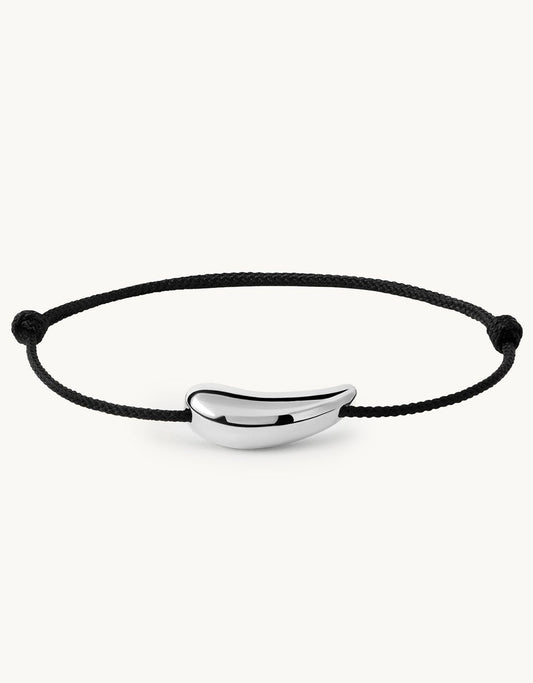 PDPAOLA Orbit Silver Cord Bracelet