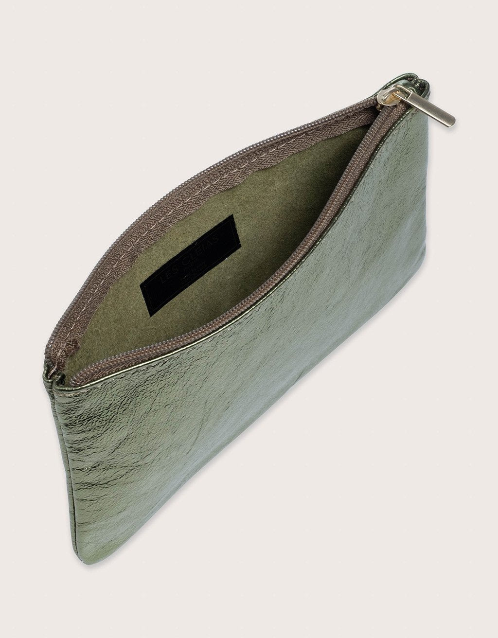 les cleias large pochette zip pouch