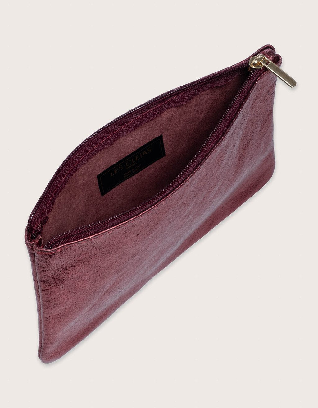 les cleias large pochette zip pouch