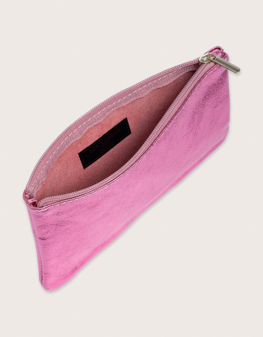 les cleias large pochette zip pouch