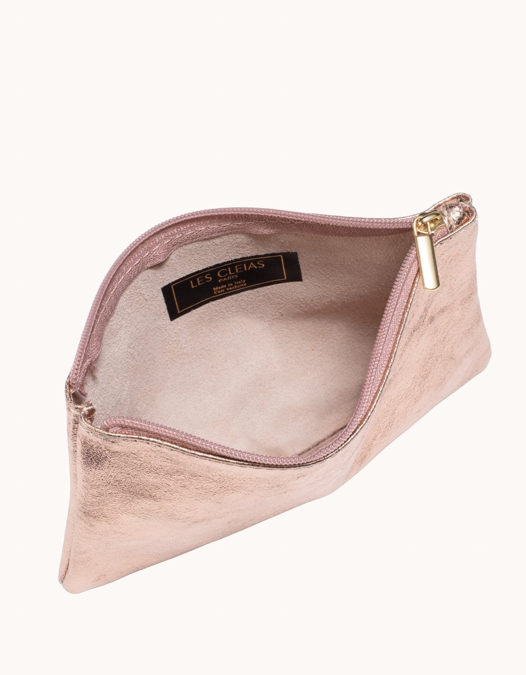 les cleias large pochette zip pouch