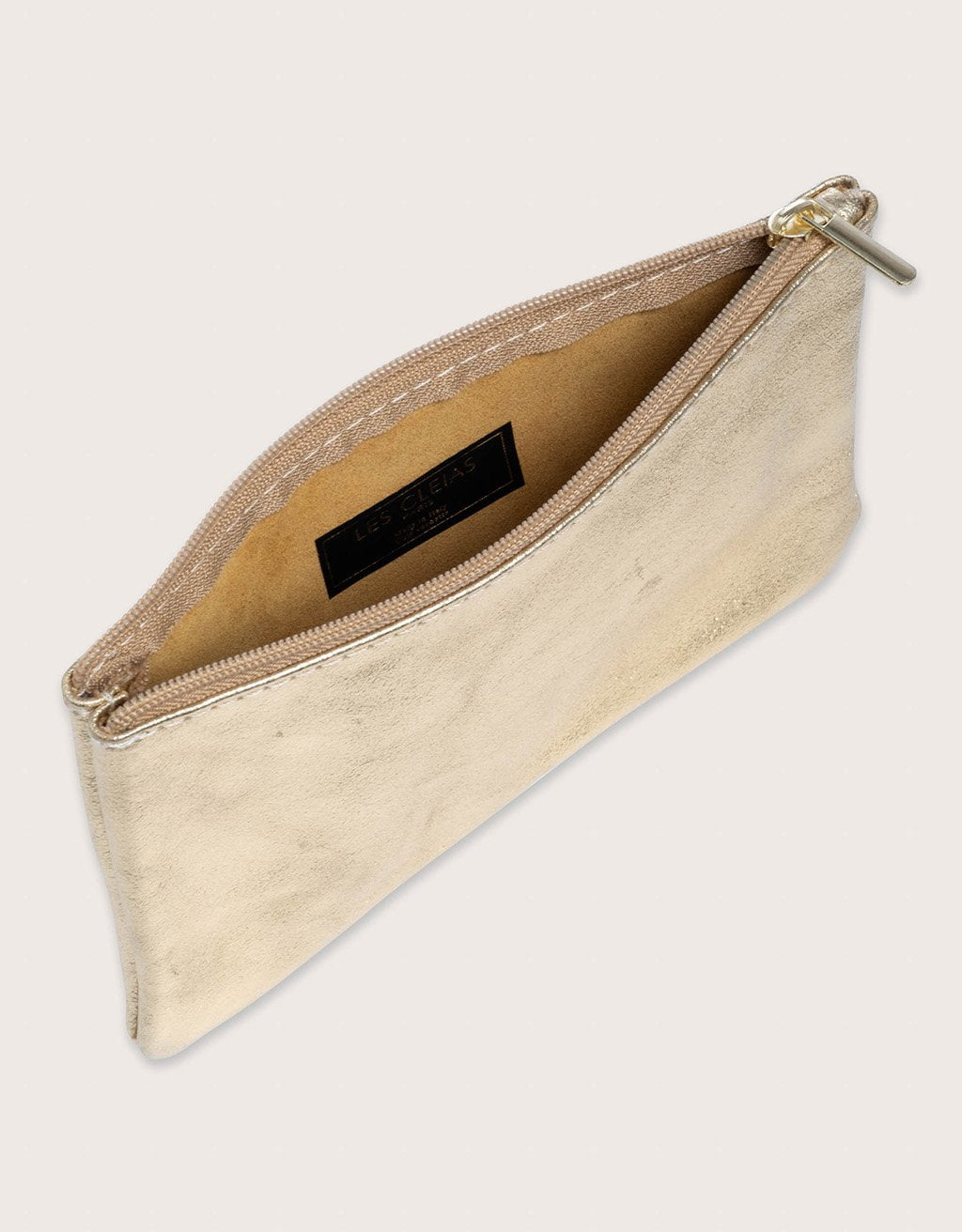 les cleias large pochette zip pouch
