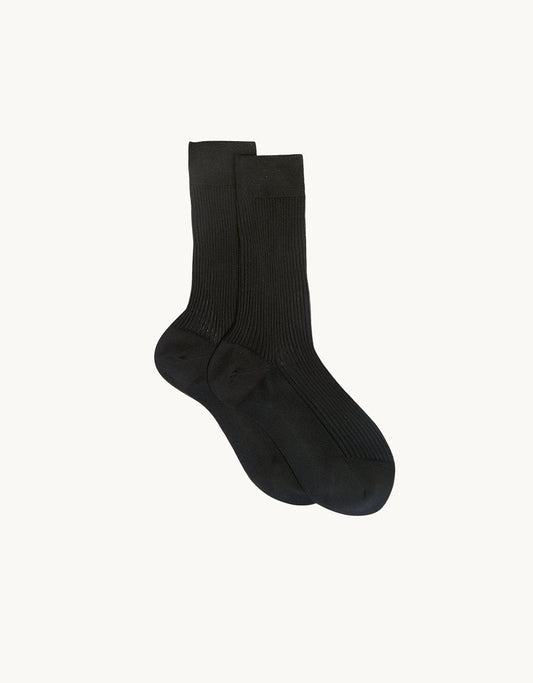maria la rosa one rib laminated socks