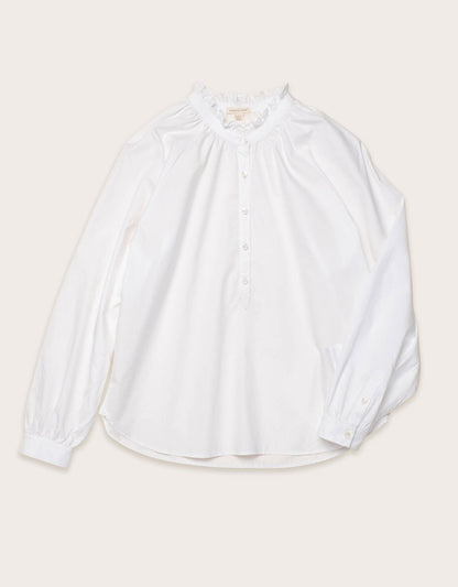 cotton ruffle blouse