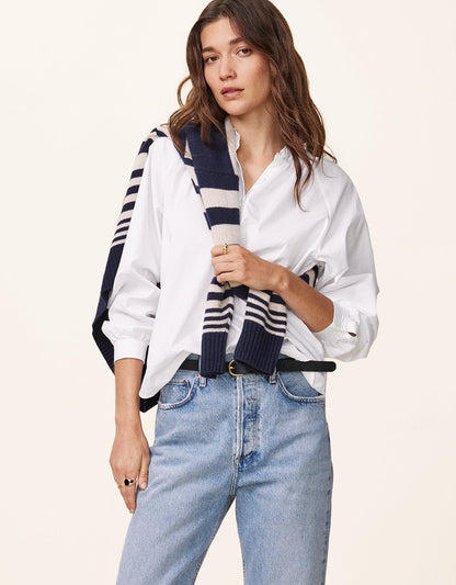 cotton ruffle blouse