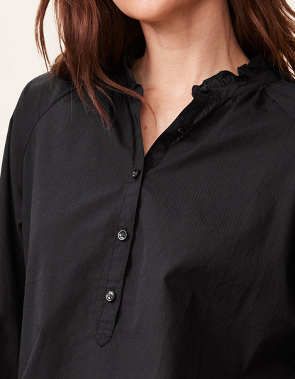 cotton ruffle blouse