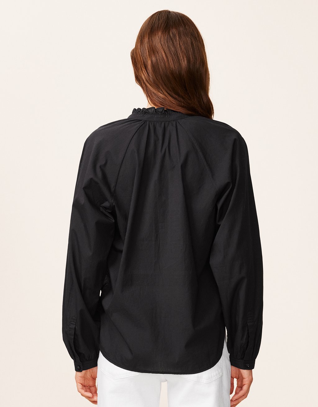 cotton ruffle blouse