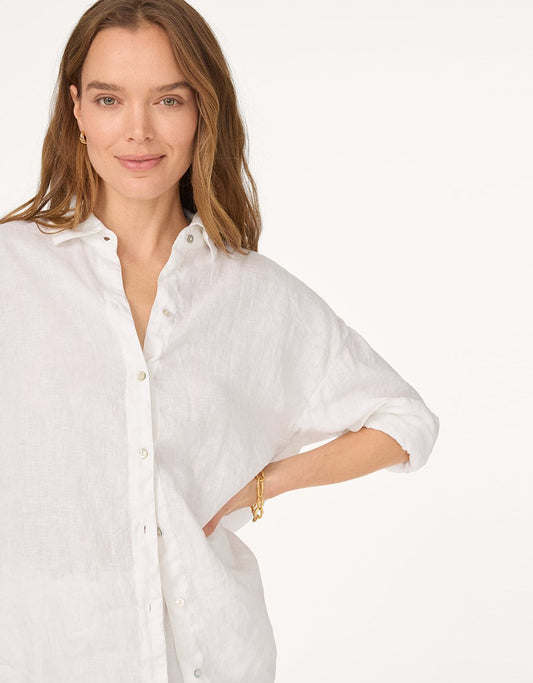 linen button down