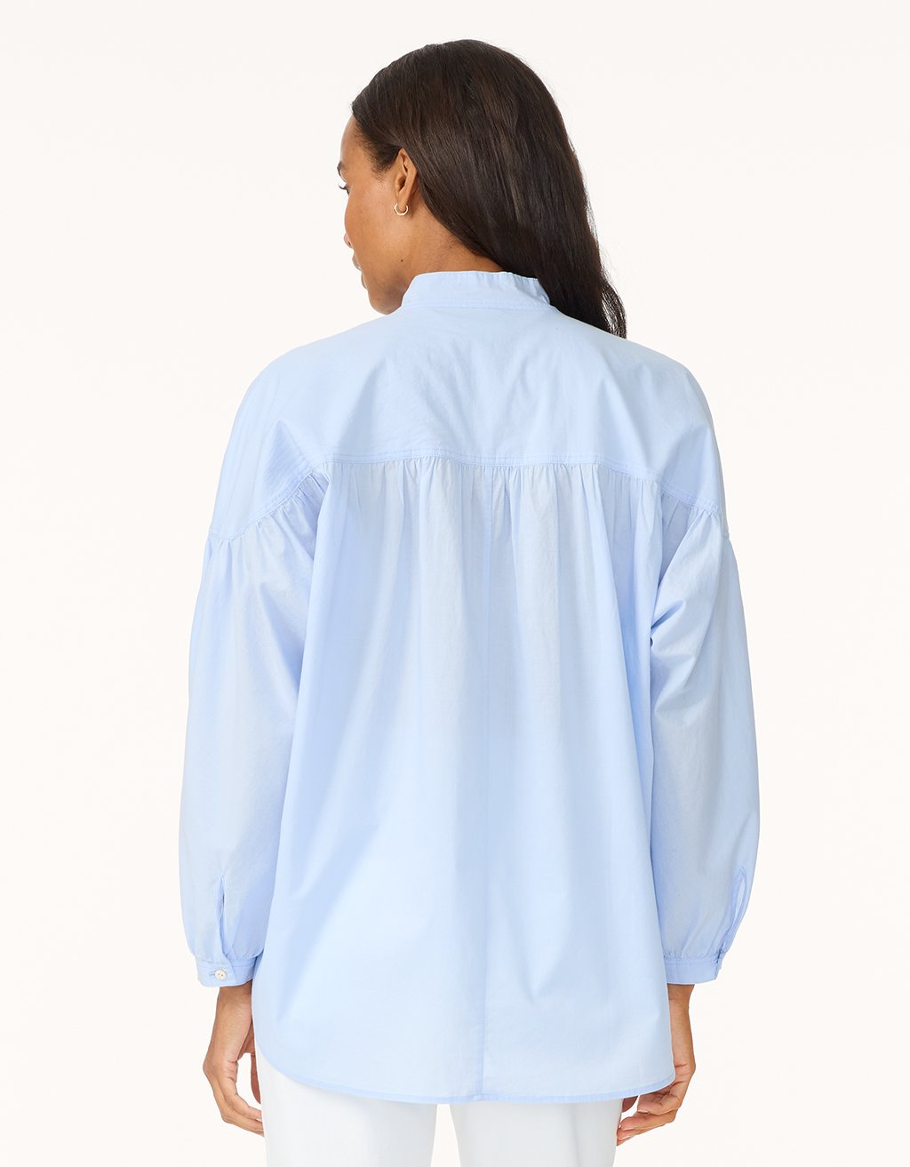 Cotton Voile Button Down Shirt