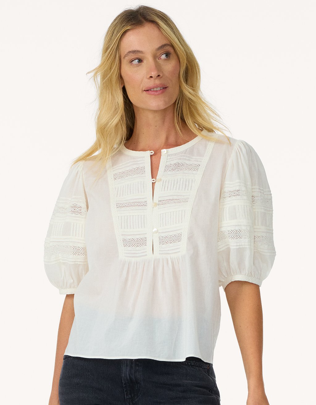 cotton voile blouse