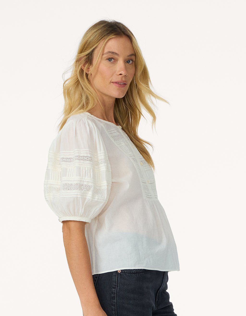 cotton voile blouse