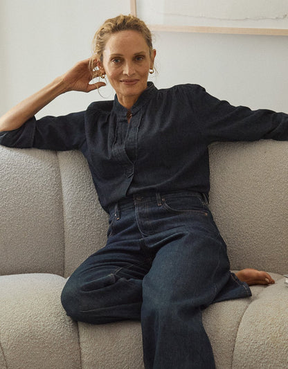 Denim Popover Shirt