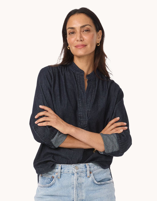 Denim Popover Shirt