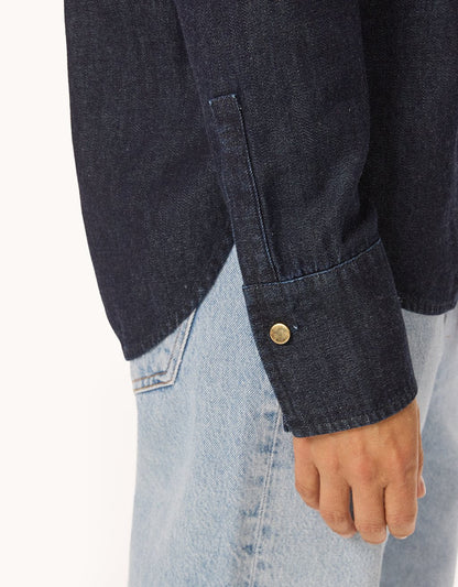 Denim Popover Shirt