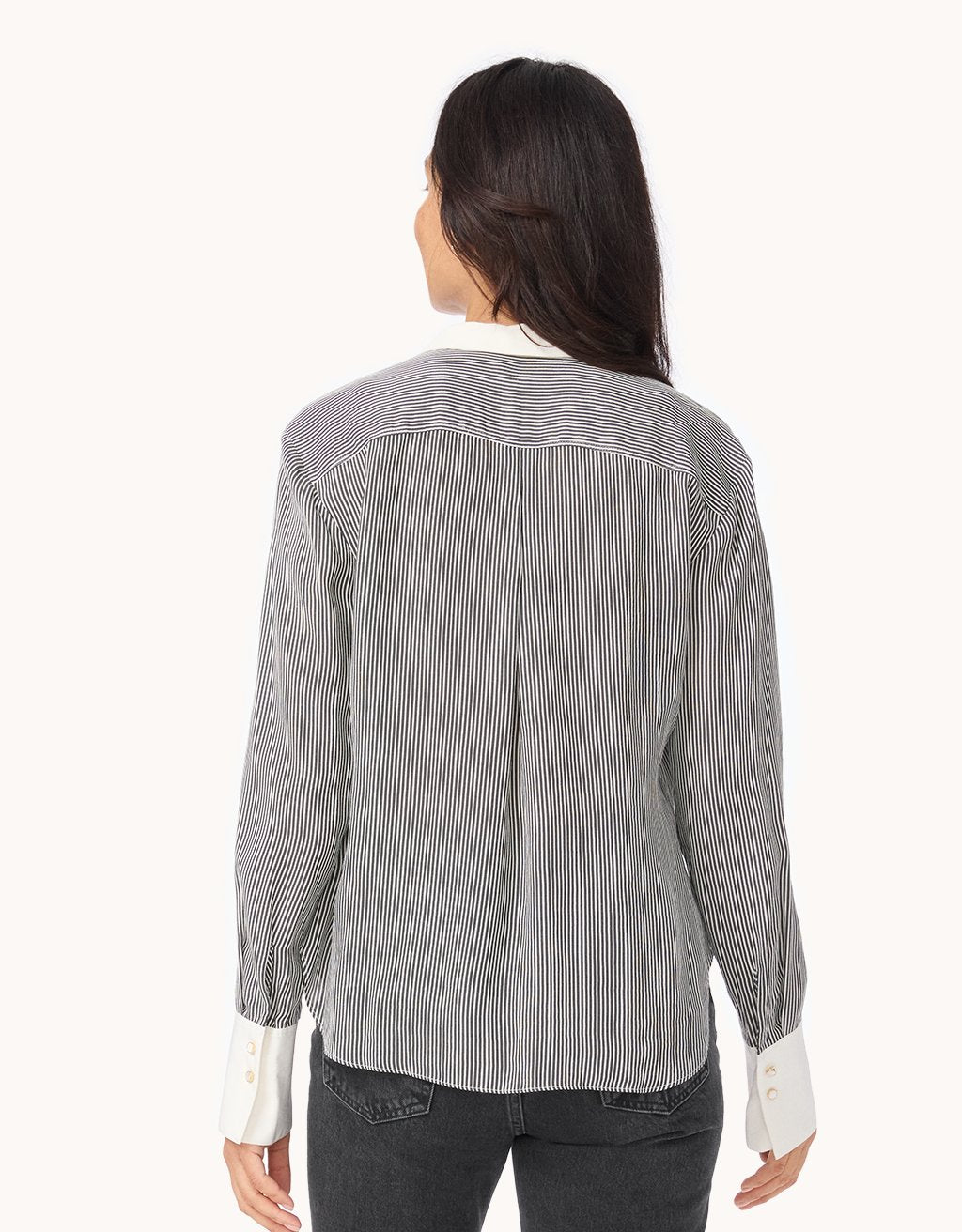 Silk Viscose Button Down Shirt