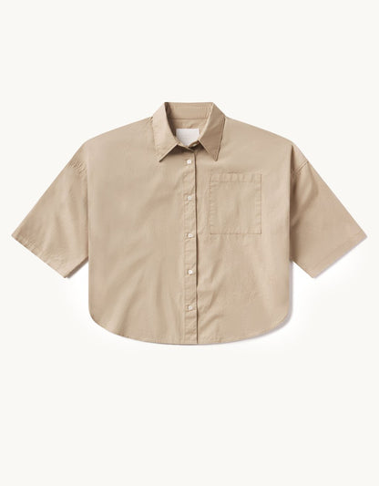 Citizens of Humanity Frances Cropped Cape Button Up