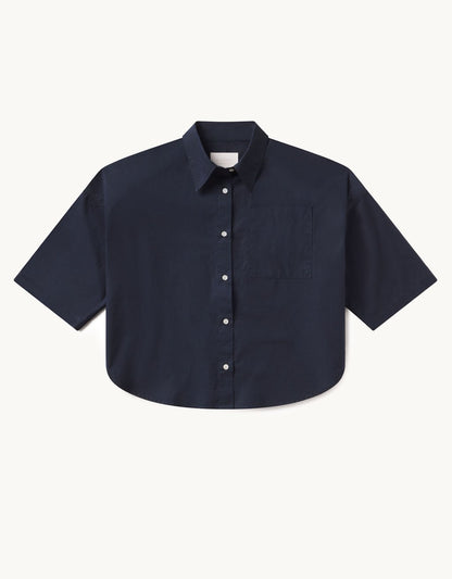 Citizens of Humanity Frances Cropped Cape Button Up