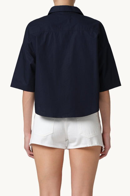 Citizens of Humanity Frances Cropped Cape Button Up