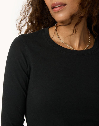 long sleeve crewneck tee