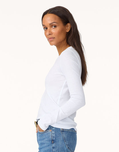 long sleeve crewneck tee