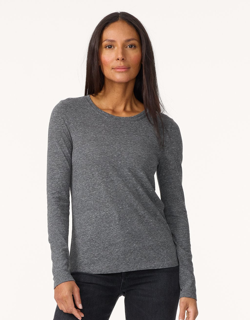 long sleeve crewneck tee