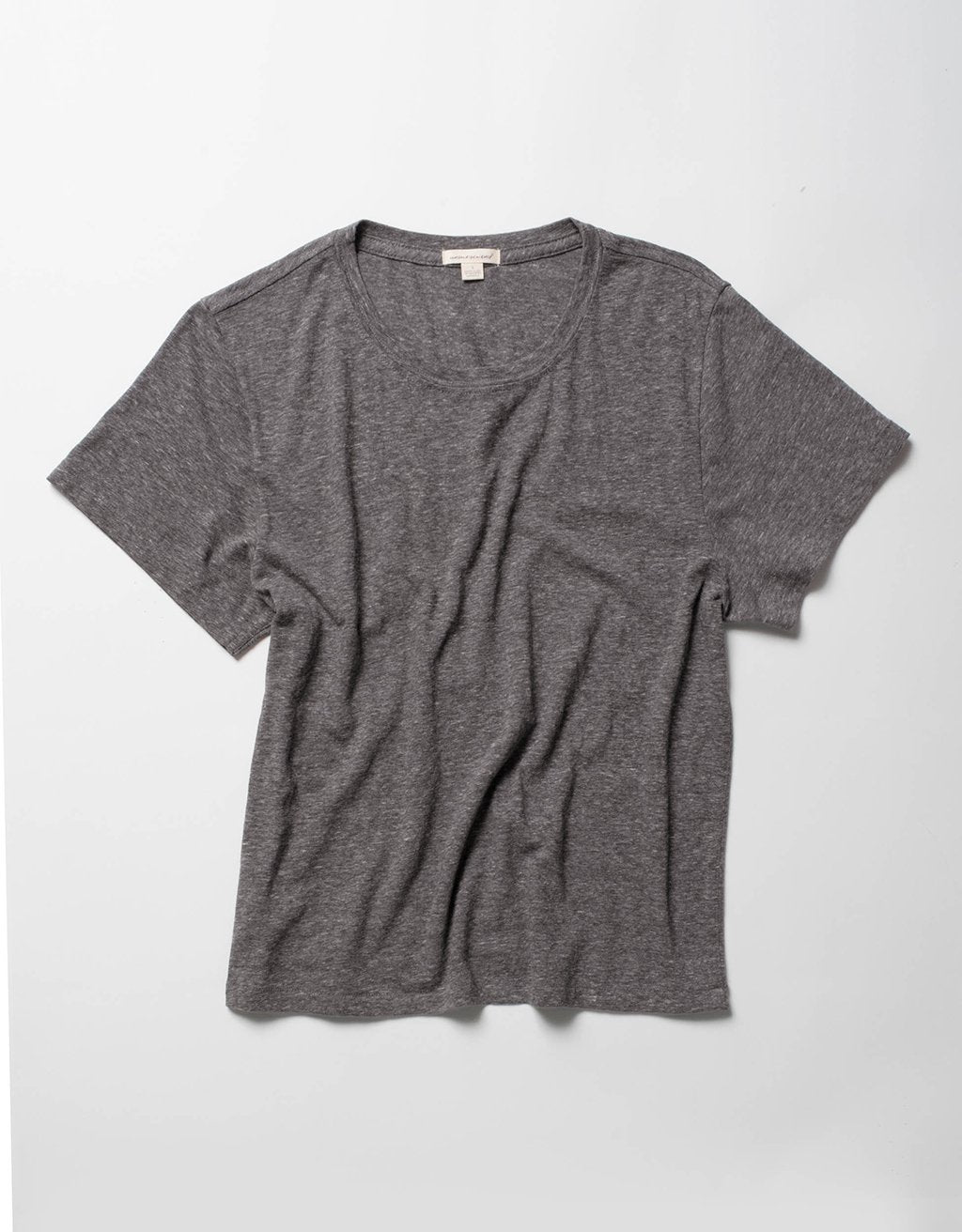 heather crewneck tee