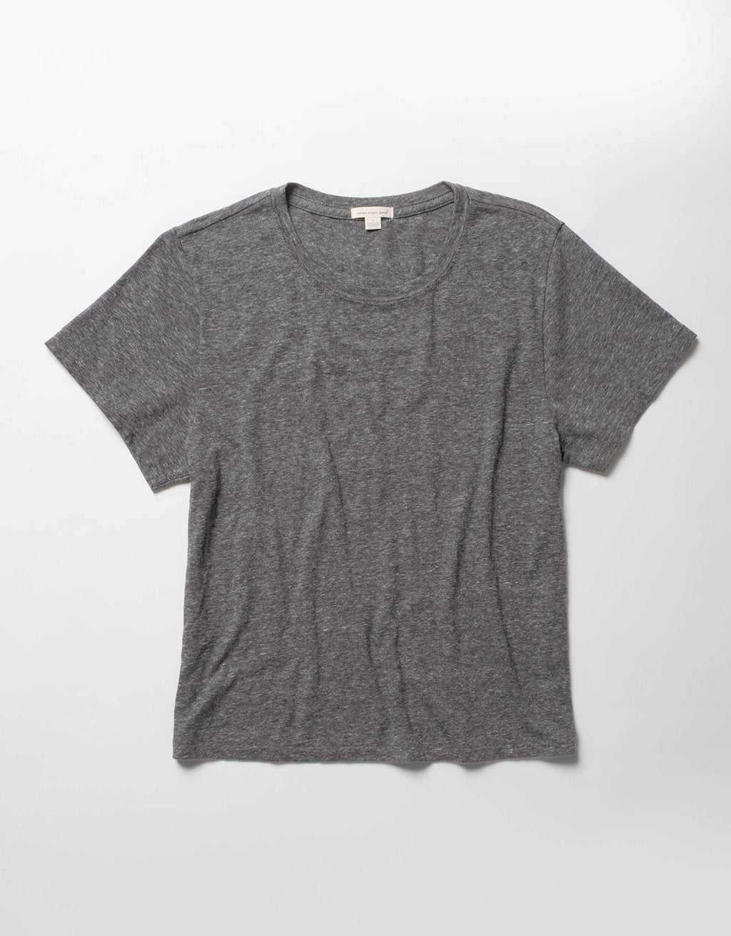 heather crewneck tee