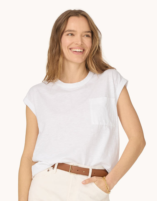dcotton slub muscle tee